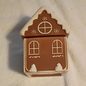 Charming Brown and White Holiday Gingerbread House